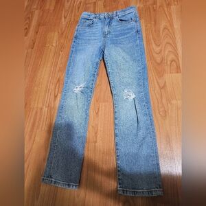 Last Call: Girls Blue Distressed Jeans